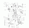 Toro 38565 (1132) - 1132 Power Shift Snowthrower, 1989 (9000001-9999999) Listas de piezas de repuesto y dibujos TRACTION LINKAGE ASSEMBLY