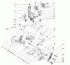 Toro 38580 (1132) - 1132 Power Shift Snowthrower, 1990 (0000001-0999999) Listas de piezas de repuesto y dibujos TRACTION DRIVE ASSEMBLY