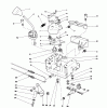 Toro 38580 (1132) - 1132 Power Shift Snowthrower, 1990 (0000001-0999999) Listas de piezas de repuesto y dibujos TRACTION LINKAGE ASSEMBLY