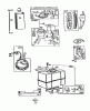 Toro 38580 (1132) - 1132 Power Shift Snowthrower, 1992 (2000001-2999999) Listas de piezas de repuesto y dibujos ENGINE BRIGGS & STRATTON MODEL 252416 TYPE 0757-01 (MODEL 38566)