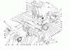 Toro 38566 (1132) - 1132 Power Shift Snowthrower, 1992 (2000001-2999999) Listas de piezas de repuesto y dibujos HOUSING & CHUTE ASSEMBLY