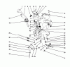 Toro 38566 (1132) - 1132 Power Shift Snowthrower, 1992 (2000001-2999999) Listas de piezas de repuesto y dibujos TRACTION LINKAGE ASSEMBLY