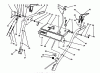 Toro 38580 (1132) - 1132 Power Shift Snowthrower, 1995 (5900001-5999999) Listas de piezas de repuesto y dibujos HANDLE ASSEMBLY
