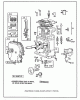 Toro 38570 (828) - 828 Power Shift Snowthrower, 1990 (0000001-0999999) Listas de piezas de repuesto y dibujos ENGINE BRIGGS & STRATTON MODEL 190406 TYPE 3104-01 #1
