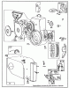 Toro 38570 (828) - 828 Power Shift Snowthrower, 1990 (0000001-0999999) Listas de piezas de repuesto y dibujos ENGINE BRIGGS & STRATTON MODEL 190406 TYPE 3104-01 #3