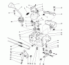 Toro 38570 (828) - 828 Power Shift Snowthrower, 1990 (0000001-0999999) Listas de piezas de repuesto y dibujos TRACTION LINKAGE ASSEMBLY