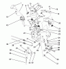 Toro 38570 (828) - 828 Power Shift Snowthrower, 1991 (1000001-1999999) Listas de piezas de repuesto y dibujos TRACTION LINKAGE ASSEMBLY