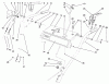 Toro 38570 (828) - 828 Power Shift Snowthrower, 1993 (3900001-3999999) Listas de piezas de repuesto y dibujos HANDLE ASSEMBLY