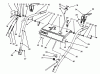 Toro 38570 (828) - 828 Power Shift Snowthrower, 1994 (4900001-4999999) Listas de piezas de repuesto y dibujos HANDLE ASSEMBLY