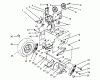 Toro 38573 (828) - 828 Power Shift Snowthrower, 1988 (8000001-8999999) Listas de piezas de repuesto y dibujos TRACTION DRIVE ASSEMBLY