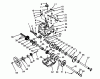 Toro 38573 (828) - 828 Power Shift Snowthrower, 1988 (8000001-8999999) Listas de piezas de repuesto y dibujos TRANSMISSION ASSEMBLY NO. 62-0190
