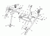 Toro 38573 (828) - 828 Power Shift Snowthrower, 1989 (9000001-9999999) Listas de piezas de repuesto y dibujos HANDLE ASSEMBLY