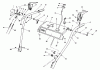 Toro 38574 (828) - 828 Power Shift Snowthrower, 1990 (0000001-0999999) Listas de piezas de repuesto y dibujos HANDLE ASSEMBLY