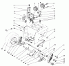 Toro 38574 (828) - 828 Power Shift Snowthrower, 1990 (0000001-0999999) Listas de piezas de repuesto y dibujos TRACTION DRIVE ASSEMBLY