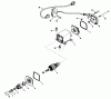 Toro 38574 (828) - 828 Power Shift Snowthrower, 1991 (1000001-1999999) Listas de piezas de repuesto y dibujos ELECTRIC STARTER MOTOR KIT NO. 37-4810 (OPTIONAL)