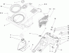 Toro 38575 (6053) - CCR 6053 Quick Clear Snowthrower, 2008 (280000001-280999999) Listas de piezas de repuesto y dibujos SHROUD, CONTROL PANEL, AND GAS TANK ASSEMBLY