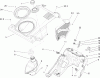 Toro 38576 (6053) - CCR 6053 Quick Clear Snowthrower, 2008 (280000001-280999999) Listas de piezas de repuesto y dibujos SHROUD, CONTROL PANEL AND GAS TANK ASSEMBLY