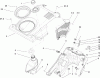 Toro 38577 (6053) - CCR 6053 Quick Clear Snowthrower, 2008 (280000001-280999999) Listas de piezas de repuesto y dibujos SHROUD, CONTROL PANEL AND GAS TANK ASSEMBLY