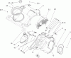 Toro 38582 - Power Clear Snowthrower, 2008 (280000001-280999999) Listas de piezas de repuesto y dibujos SHROUD AND CONTROL PANEL ASSEMBLY