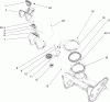 Toro 38583 - Power Clear Snowthrower, 2008 (280000001-280999999) Listas de piezas de repuesto y dibujos CHUTE ASSEMBLY