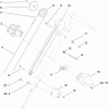Toro 38583 - Power Clear Snowthrower, 2011 (311000001-311999999) Listas de piezas de repuesto y dibujos HANDLE CHUTE CONTROL ASSEMBLY