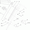 Toro 38584 - Power Clear Snowthrower, 2011 (311000001-311999999) Listas de piezas de repuesto y dibujos HANDLE CHUTE CONTROL ASSEMBLY