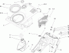 Toro 38585 - Power Clear Snowthrower, 2008 (280000001-280999999) Listas de piezas de repuesto y dibujos SHROUD, CONTROL PANEL AND GAS TANK ASSEMBLY