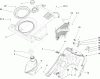 Toro 38586 - Power Clear Snowthrower, 2009 (290000001-290999999) Listas de piezas de repuesto y dibujos SHROUD, CONTROL PANEL AND GAS TANK ASSEMBLY