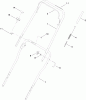 Toro 38587 - Power Clear Snowthrower, 2011 (311020001-311999999) Listas de piezas de repuesto y dibujos HANDLE ASSEMBLY