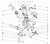 Toro 38590 (1232) - 1232 Power Shift Snowthrower, 1997 (7900001-7999999) Listas de piezas de repuesto y dibujos TRACTION LINKAGE ASSEMBLY