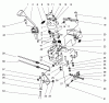 Toro 38591 (1232) - 1232 Power Shift Snowthrower, 1998 (8900001-8999999) Listas de piezas de repuesto y dibujos TRACTION LINKAGE ASSEMBLY