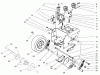 Toro 38590 (1232) - 1232 Power Shift Snowthrower, 1998 (8900001-8999999) Listas de piezas de repuesto y dibujos TRANSMISSION DRIVE ASSEMBLY