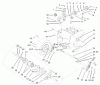 Toro 38592 (1332) - 1332 Power Shift Snowthrower, 2004 (240000001-240999999) Listas de piezas de repuesto y dibujos LOWER TRACTION ASSEMBLY