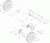 Toro 38597 (826 O) - Power Max 826 O Snowthrower, 2012 (312000001-312999999) Listas de piezas de repuesto y dibujos AXLE AND CHAIN DRIVE ASSEMBLY