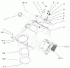 Toro 38602 - Snow Commander Snowthrower, 2001 (210000001-210999999) Listas de piezas de repuesto y dibujos UPPER SHROUD AND CONTROL PANEL ASSEMBLY