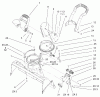 Toro 38601 - Snow Commander Snowthrower, 2002 (220000001-220999999) Listas de piezas de repuesto y dibujos CHUTE ASSEMBLY