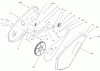 Toro 38603 - Snow Commander Snowthrower, 2002 (220000001-220999999) Listas de piezas de repuesto y dibujos IMPELLER DRIVE ASSEMBLY