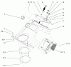 Toro 38600 - Snow Commander Snowthrower, 2002 (220000001-220999999) Listas de piezas de repuesto y dibujos UPPER SHROUD AND CONTROL PANEL ASSEMBLY