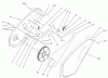 Toro 38600 - Snow Commander Snowthrower, 2005 (250000001-250999999) Listas de piezas de repuesto y dibujos IMPELLER DRIVE ASSEMBLY