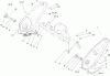 Toro 38600 - Snow Commander Snowthrower, 2005 (250000001-250999999) Listas de piezas de repuesto y dibujos UPPER HOUSING AND SIDE PLATE ASSEMBLY