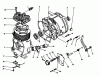Toro 62005 (T500) - Generator, T500, 1985 (5000001-5999999) Listas de piezas de repuesto y dibujos ENGINE ASSEMBLY