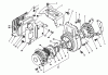 Toro 62005 (T500) - Generator, T500, 1985 (5000001-5999999) Listas de piezas de repuesto y dibujos STARTER-EXHAUST ASSEMBLY