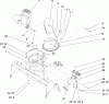 Toro 38603 - Snow Commander Snowthrower, 2005 (250000001-250999999) Listas de piezas de repuesto y dibujos CHUTE ASSEMBLY