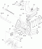 Toro 38608 (722 E) - 722 E Power Throw Snowthrower, 2012 (SN 312000001-312999999) Listas de piezas de repuesto y dibujos AUGER HOUSING ASSEMBLY