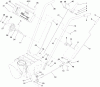 Toro 38608 (722 E) - 722 E Power Throw Snowthrower, 2011 (SN 311000001-311999999) Listas de piezas de repuesto y dibujos HANDLE AND CONTROL ASSEMBLY