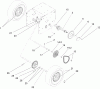 Toro 38610 (6000) - Power Max 6000 Snowthrower, 2005 (250010001-250999999) Listas de piezas de repuesto y dibujos CHAIN DRIVE ASSEMBLY