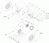 Toro 38611 (726 TE) - Power Max 726 TE Snowthrower, 2004 (240000001-240999999) Listas de piezas de repuesto y dibujos CHAIN DRIVE ASSEMBLY