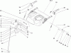 Toro 38611 (726 TE) - Power Max 726 TE Snowthrower, 2005 (250000001-250999999) Listas de piezas de repuesto y dibujos HANDLE CONTROL ASSEMBLY