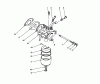 Toro 62008 (T800) - Generator, T800, 1988 (8000001-8999999) Listas de piezas de repuesto y dibujos CARBURETOR