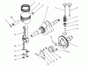 Toro 62012 (T1200) - Generator, T1200, 1986 (6000001-6999999) Listas de piezas de repuesto y dibujos CRANKSHAFT & CAMSHAFT ASSEMBLY